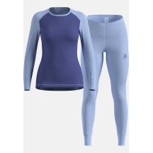 Bielizna termoaktywna - zestaw Odlo Set ACTIVE WARM Special Set roz. M Granatowa