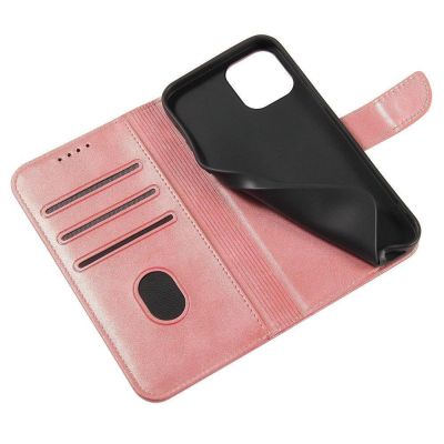 7. Etui Magnet Case z klapką do Xiaomi Redmi Note 11 Pro+ 5G (China) / 11 Pro 5G (China) / Mi11i HyperCharge / Poco X4 NFC 5G - różowe