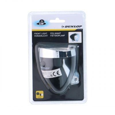 3. Lampka rowerowa przednia Dunlop 3 led 255354