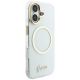 4. Etui Guess IML Script Metal MagSafe na iPhone 17 - przezroczyste