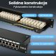 18. Patch panel Extralink  EX.9830 (1U; kat. 5e; 24xRJ-45)