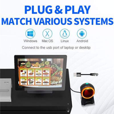 2. QOLTEC CZYTNIK KODÓW KRESKOWYCH STACJONARNY 1D | 2D