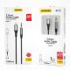 5. Dudao kabel audio Lightning - mini jack 3.5mm 1m szary (L11PRO)