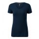 2. Koszulka Malfini Action V-neck W MLI-70102 granatowy