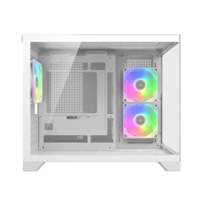 4. COUGAR CGR-2QA6W-RGB Mini Tower Biały
