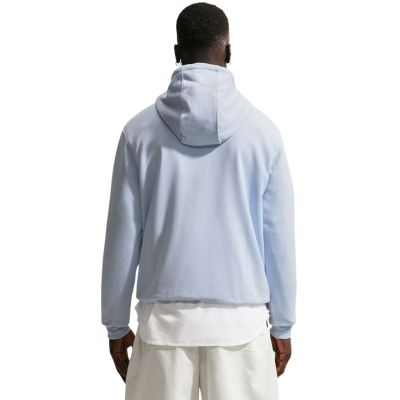 2. Bluza męska Nike Club FT PO Hoodie błękitna FN3866 407