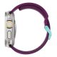 4. UAG Civilian - silikonowy pasek do Apple Watch 44mm-49mm (Apple Watch 4-11, SE 1-3, Ultra 1-3) (deep purple synth / aqua)