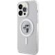 2. Etui Karl Lagerfeld Karl&Choupette Glitter MagSafe na iPhone 15 Pro Max - przezroczyste
