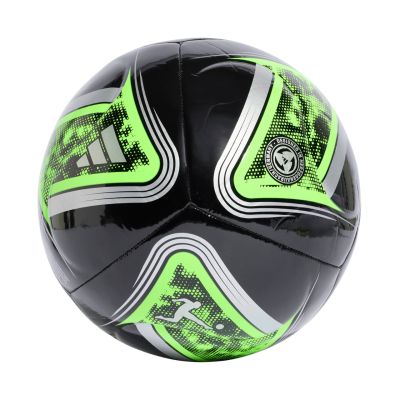 2. Piłka nożna adidas Bundesliga 26/27 Torfabrik Club czarno-zielona KV4045