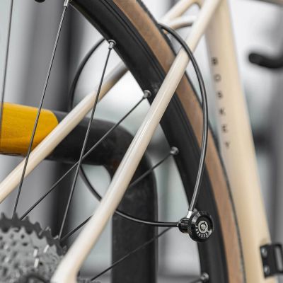 5. Zapięcie rowerowe Rockbros YG-HILRO1 ROAD TO SKY linkowe chowane w kierownicy - czarne
