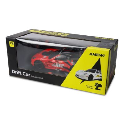 9. Samochód RC Amewi Drift License Corvette czerwony