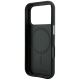 7. Etui Karl Lagerfeld Grained Embossed Ring & Kameo Logo MagSafe na iPhone 18 Pro / 17 Pro - czarne