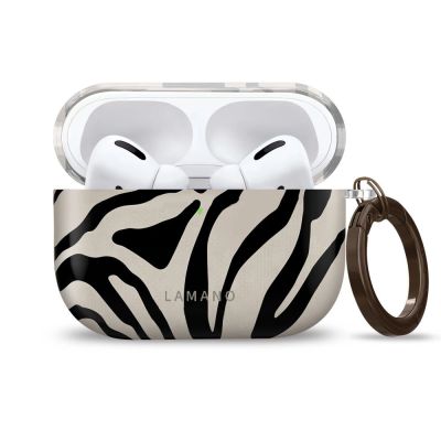 2. Etui Tech-Protect Lamano na AirPods Pro 3 - czarno-beżowe
