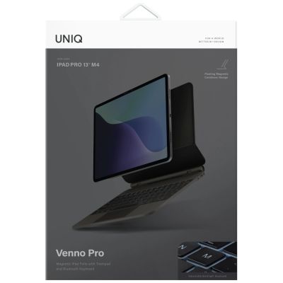 7. Etui UNIQ Venno Pro Magnetic Smart  z klawiaturą do iPad Air 13" 2024 / 2025 / iPad Pro 13" 2024 - czarne