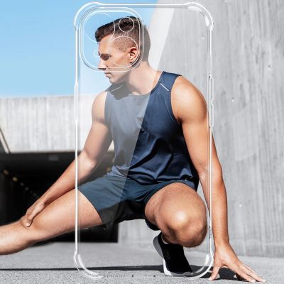 3. Ugreen żelowe etui ze wzmocnionymi narożnikami Bright Cushion Protective Case do iPhone 14 Plus przezroczyste (LP602)