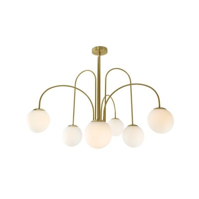 Lampa wisząca KAFF 2023667 6xE27, złota