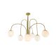 Lampa wisząca KAFF 2023667 6xE27, złota