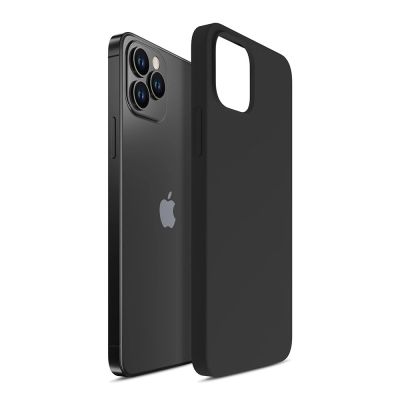 13. Etui 3mk Silicone Case na iPhone 12 Pro Max - czarne