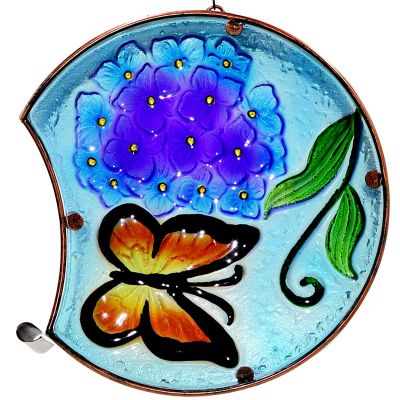 23. DEKORACJA OGRODOWA 22,5x8x22CM WITRAŻ WISZĄCY LAMPION