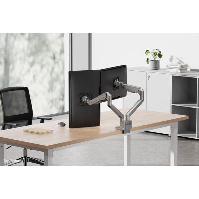 20. Neomounts DS70-250SL2 uchwyt / stojak do monitorów 81,3 cm (32") Biurko Srebrny