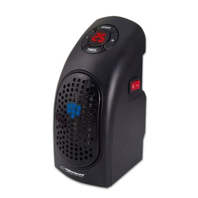 ESPERANZA ESPERANZA MINI GRZEJNIK 400W KALAHARI CZARNY EHH007