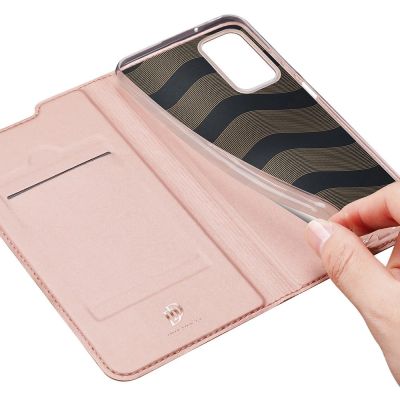 8. Dux Ducis Skin Pro kabura etui pokrowiec z klapką Samsung Galaxy A03s różowy