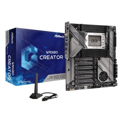 6. Asrock WRX 80 CREATOR AMD WRX80 Gniazdo sWRX8 Extended ATX