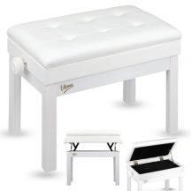 V-TONE PB2 WH ława do pianina keyboardu biała tapi