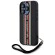 Etui Karl Lagerfeld Saffiano Athleisure Stripes Cord na iPhone 15 Pro Max - czerwone