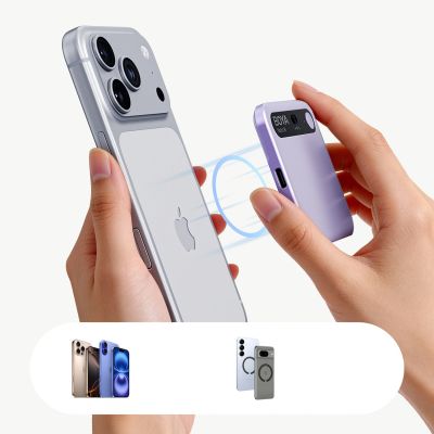 13. Rejestrator głosu BOYA Notra z transkrypcją AI - fioletowy