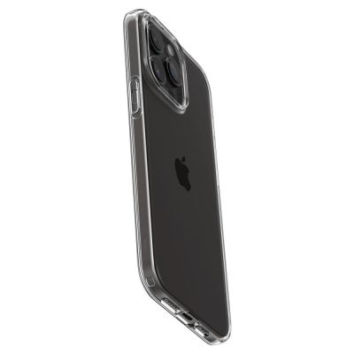 8. Etui Spigen Liquid Crystal na iPhone 15 Pro - przezroczyste