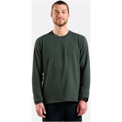 5. Bluza bez kaptura Odlo Mid Layer ESSENTIAL THERMAL zielona