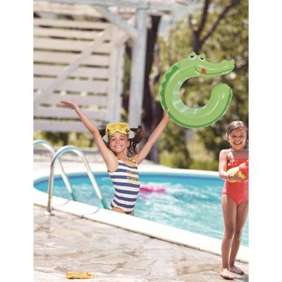 2. KÓŁKO DO PŁYWANIA ZWIERZĄTKA 68x59CM KROKODYL 35448