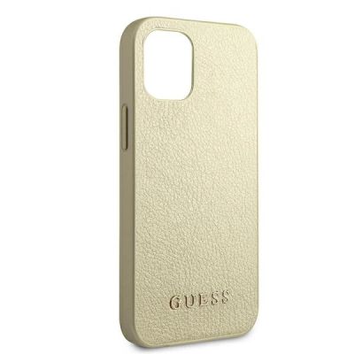 9. Etui Guess Iridescent na iPhone 12 mini - złote