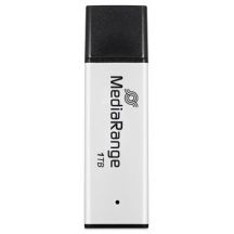 MediaRange MR1905-1 pamięć USB 1 TB USB Typu-A 3.2 Gen 1 (3.1 Gen 1) Czarny, Srebrny