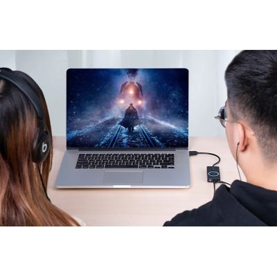 2. Zewnętrzna karta dźwiękowa z regulacją głośności Vention 1m USB 2.0