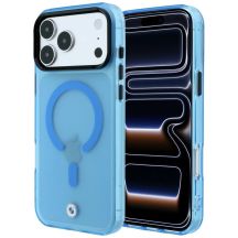 Etui BMW Sign Frosted IML & Metal Logo MagSafe na iPhone 18 Pro Max / 17 Pro Max - niebieskie