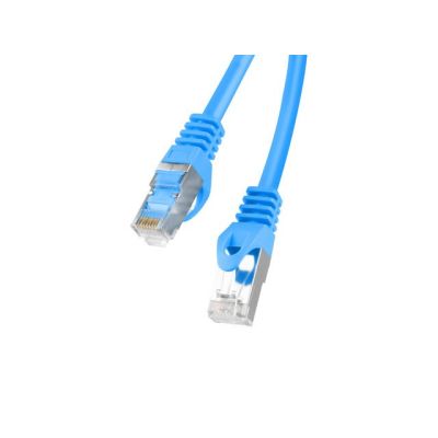 2. LANBERG PATCHCORD KAT.6 FTP 0.5M NIEBIESKI FLUKE PASSED