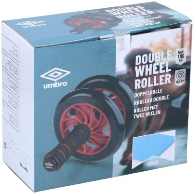 24. WAŁEK KÓŁKO REHABILITACYJNE PODWÓJNE UMBRO CZERWONY