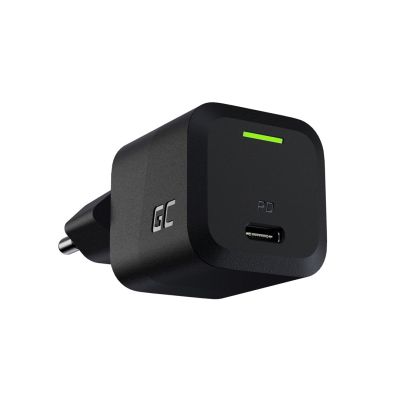 3. GREEN CELL ŁADOWARKA USB-C GAN GC POWERGAN 33W PD 3.0 QC 3.0 USB-C CZARNA