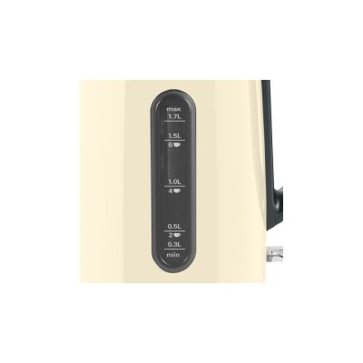 8. Bosch TWK4P437 czajnik elektryczny 1,7 l 2400 W Beżowy, Czarny
