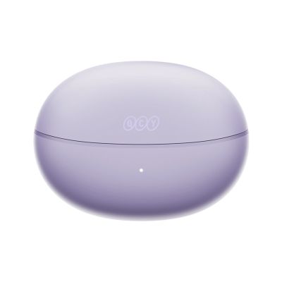 3. Słuchawki OWS QCY Crossky C30 z klipsem IPX4 Bluetooth 5.4 - fioletowe
