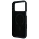 7. Etui BMW Sign Deboss Quilted Metal Logo MagSafe na iPhone 18 Pro Max / 17 Pro Max - ciemnoszare