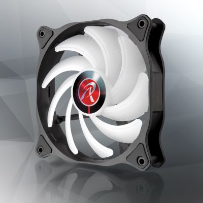 5. RAIJINTEK EOS 12 RBW ADD Płyta główna, Procesor Wentylator 12 cm Czarny, Biały 2 szt.
