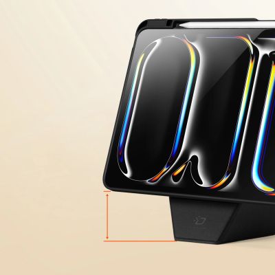 6. Etui Dux Ducis Vers na iPad Pro 13" (2024/2025) z podstawką i uchwytem na Apple Pencil - czarne