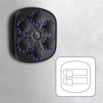 9. TB03 ELEKTRONICZNA TARCZA BOKSERSKA BLUETOOTH Z MUZYKĄ I RĘKAWICAMI HMS