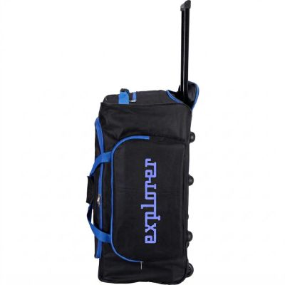 11. TORBA SPORTOWA PODRÓŻNA Z KÓŁKAMI PROWORLD CZARNA/ NIEBIESKA
