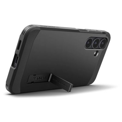 8. Etui Spigen Tough Armor Mag MagSafe na Samsung Galaxy S25 FE - czarno-żółte