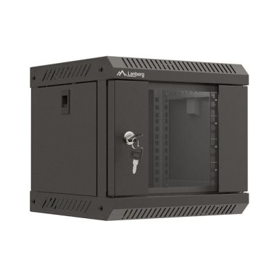 14. Lanberg WF11-3304-10B stojak 4U Szafa wisząca Czarny