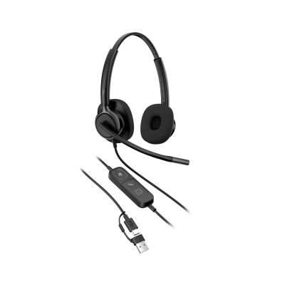 37. HP Poly Mission 425 Classic – przewodowy zestaw słuchawkowy USB stereo (opakowanie zbiorcze)